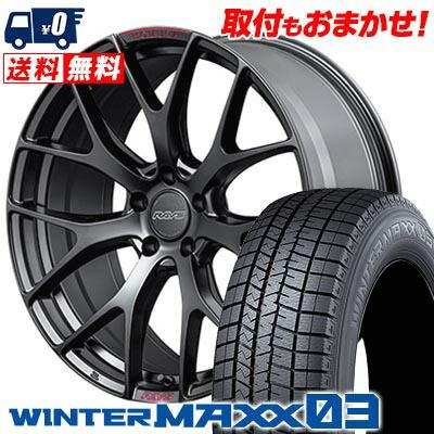 245/40R19 94Q ダンロップ WINTER MAXX 03 WM03 RAYS HOMURA 2 