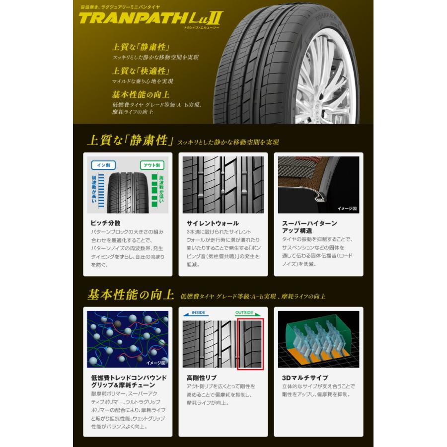225/55R18 98V トーヨー タイヤ トランパス Lu2 4本セット 【公式通販】
