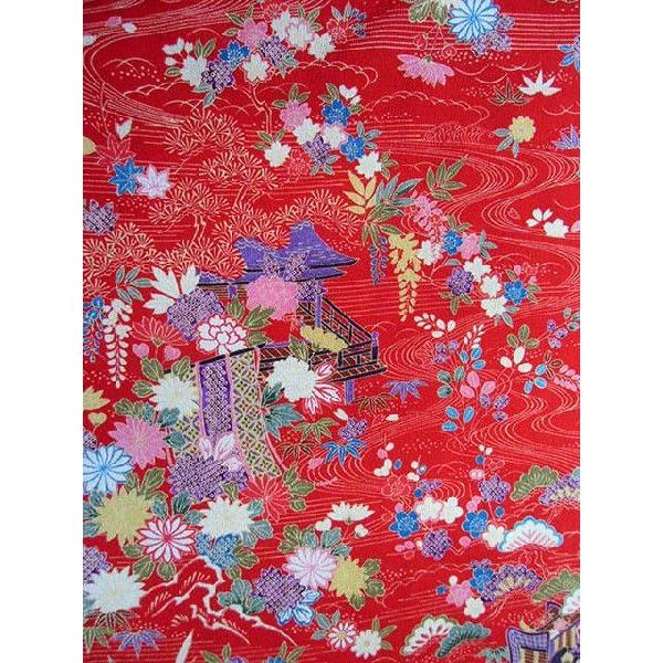 トマト正絹ちりめん絞り古典柄 トマト正絹ちりめん絞り古典柄 トマト正絹ちりめん絞り古典柄