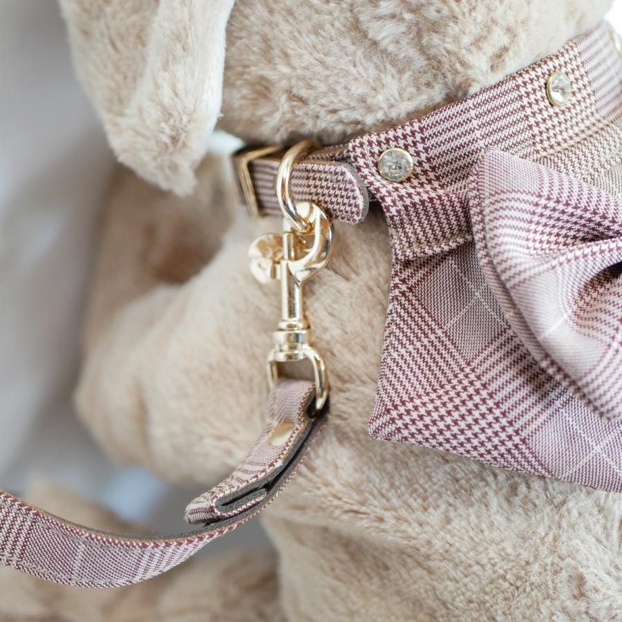 犬 首輪 リード セット 送料無料 リボン グレンチェック 簡単 猫 おしゃれ おすすめ ペット 人気 安い かわいい リード 超小型犬 小型犬 中型犬 Trl 犬の服 犬用品 チロルペットストア 通販 Yahoo ショッピング