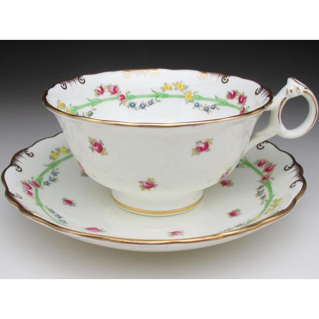 コウルドン 金彩花綱文 カップ ソーサー アンティーク 1905年 ｆ Ca067 アンティーク陶磁器 ちるんはうす 通販 Yahoo ショッピング