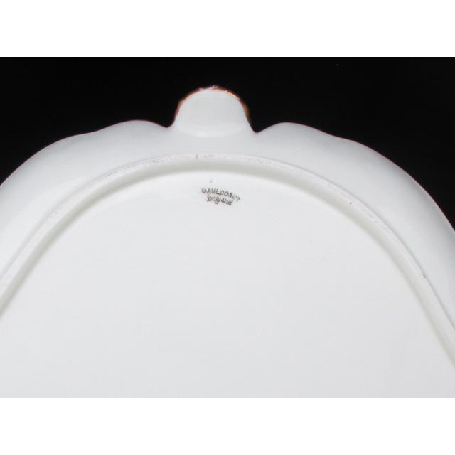 コウルドン 金彩薔薇文 台座 ディスプレイ台 トレイ 32cm アンティーク