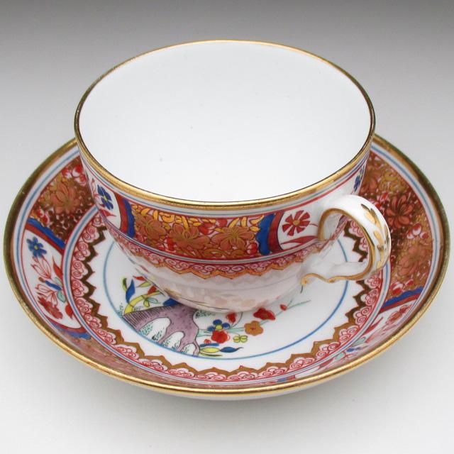 スポード 金彩イマリ文 カップ＆ソーサー アンティーク 1800年代 