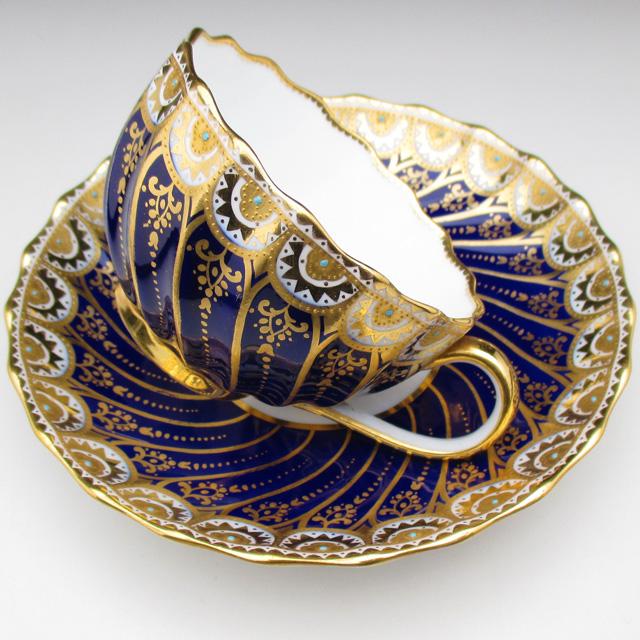 Spode コープランド コバルト金彩ジュール カップ＆ソーサー