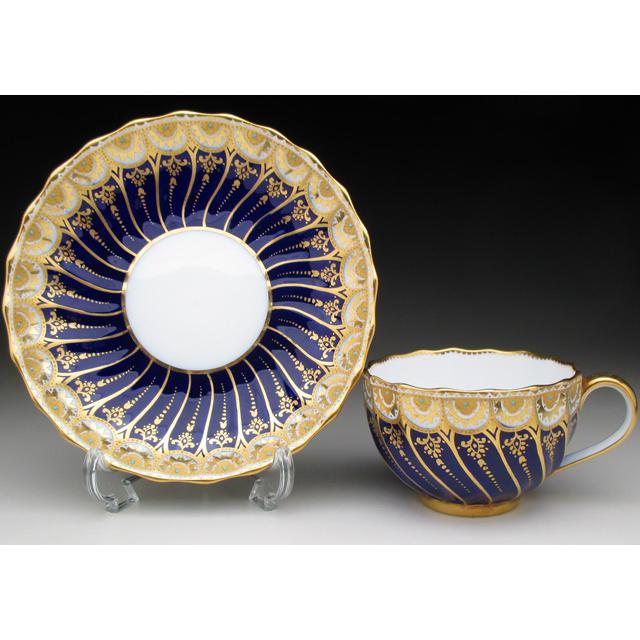 Spode コープランド コバルト金彩ジュール カップ＆ソーサー