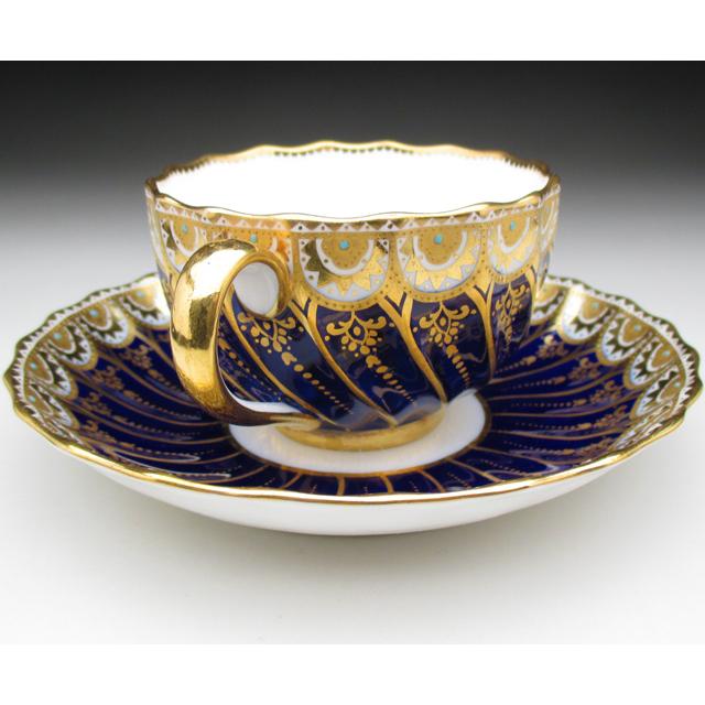Spode コープランド コバルト金彩ジュール カップ＆ソーサー
