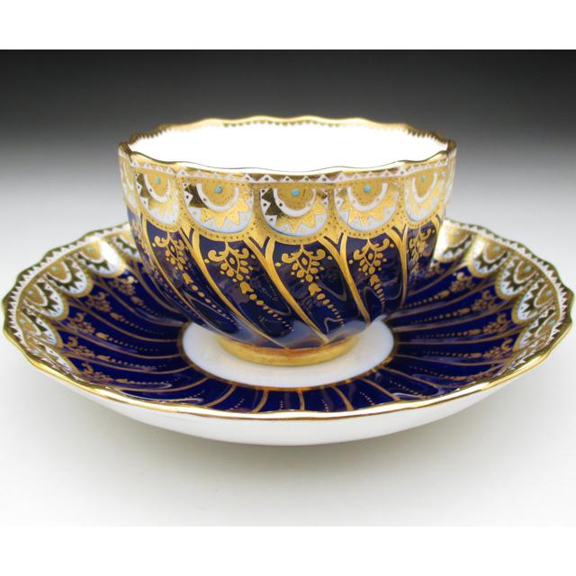 Spode コープランド コバルト金彩ジュール カップ＆ソーサー