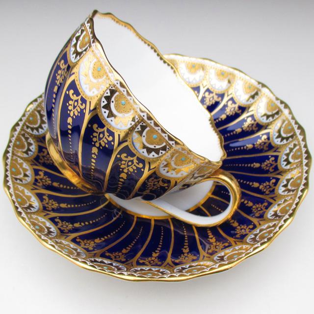 Spode コープランド コバルト金彩ジュール カップ＆ソーサー