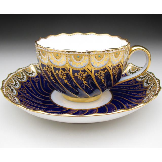 Spode コープランド コバルト金彩ジュール カップ＆ソーサー