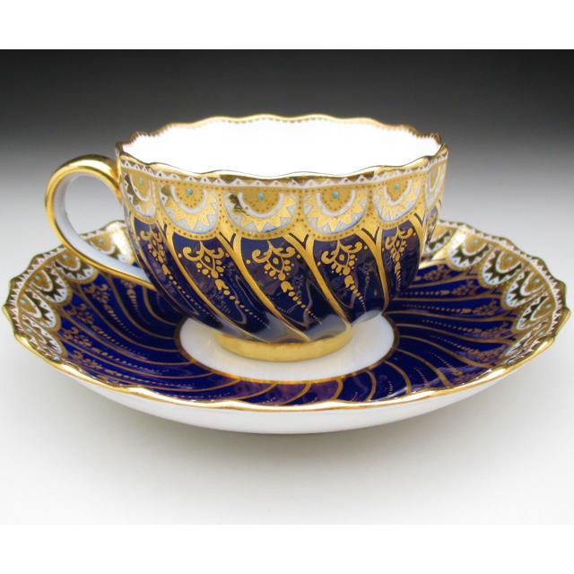 Spode コープランド コバルト金彩ジュール カップ＆ソーサー