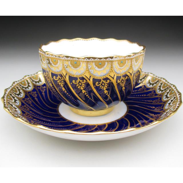 Spode コープランド コバルト金彩ジュール カップ＆ソーサー