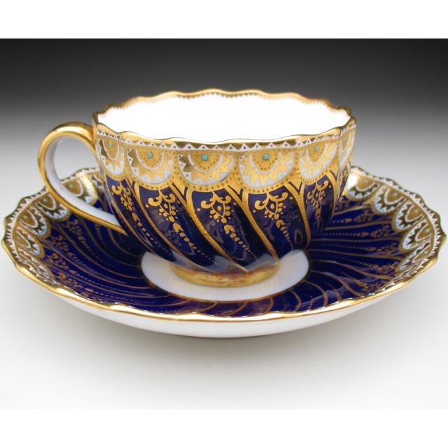 Spode コープランド コバルト金彩ジュール カップ&ソーサー Spode コープランド コバルト金彩ジュール カップ&ソーサー