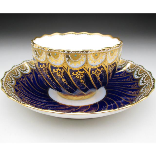 Spode コープランド コバルト金彩ジュール カップ&ソーサー Spode コープランド コバルト金彩ジュール カップ&ソーサー