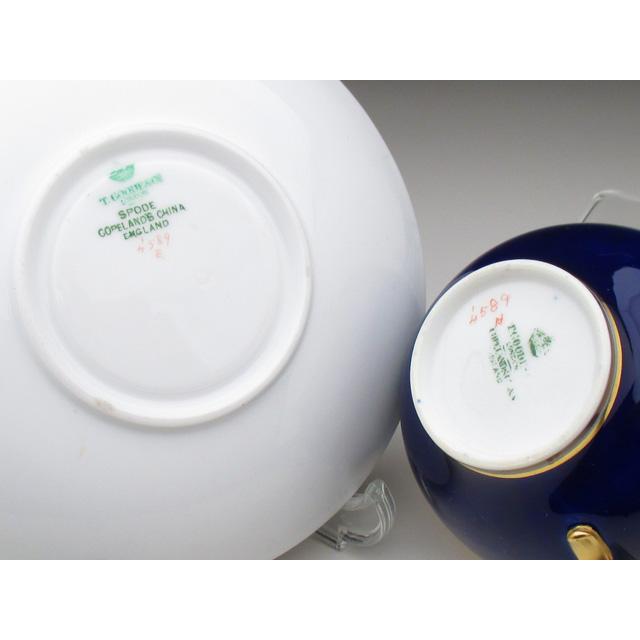 コープランド コバルト金彩ジュール カップ＆ソーサー アンティーク 1900年 (b)_10