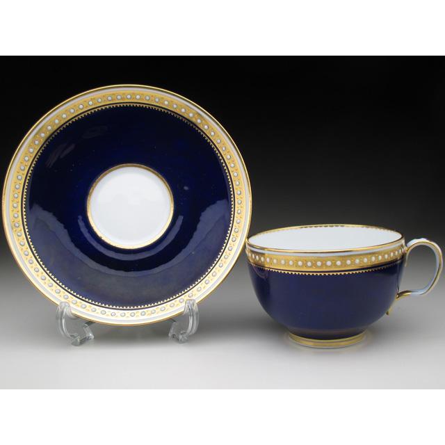 スポードコープランドコバルト金彩カップ＆ソーサーアンティーク