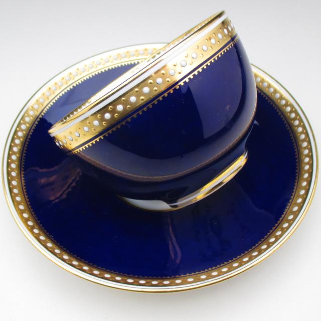Spode コープランド コバルト金彩ジュール カップ＆ソーサー