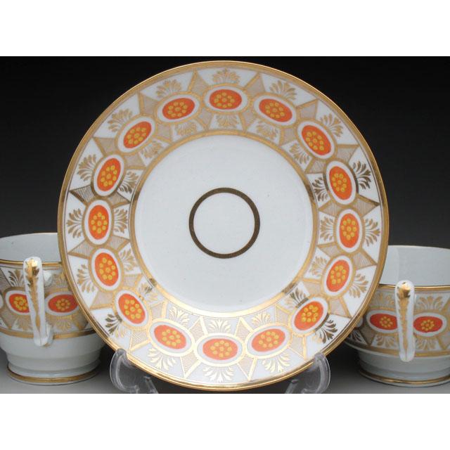 WEDGWOOD コールポート 金彩花文 ティー＆コーヒーカップ＆ソーサー 