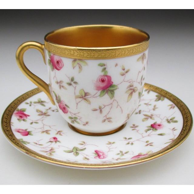 コールポート 金彩薔薇文 キャビネット カップ&ソーサー コールポート 金彩薔薇文 キャビネット カップ&ソーサー
