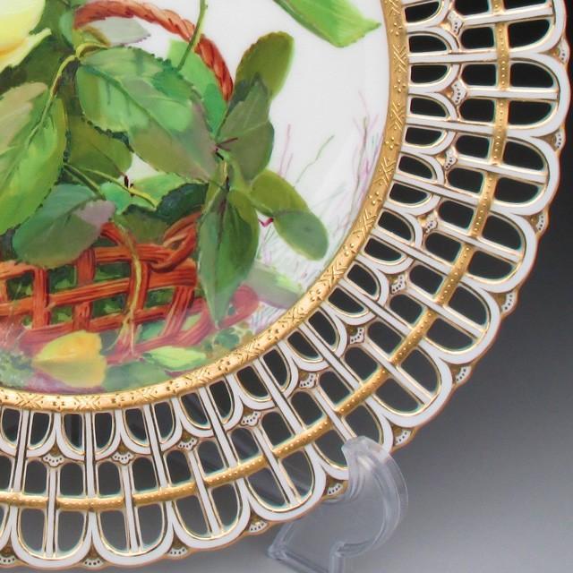 MINTON ミントン 金彩薔薇絵 プレート 23cm 1882年 アンティーク 