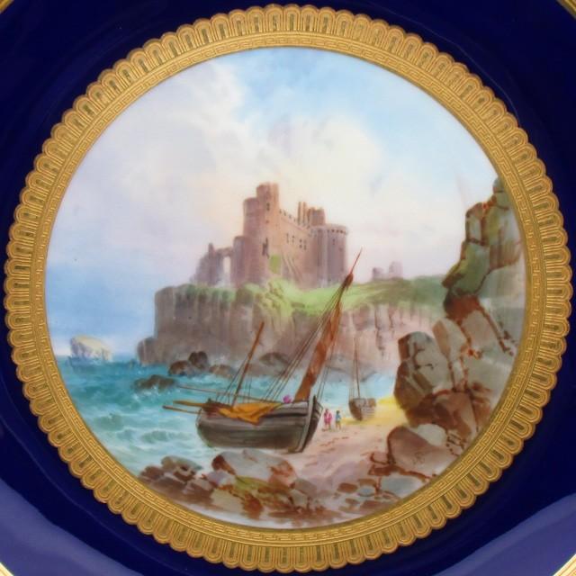 アンティークミントン妖精の絵皿