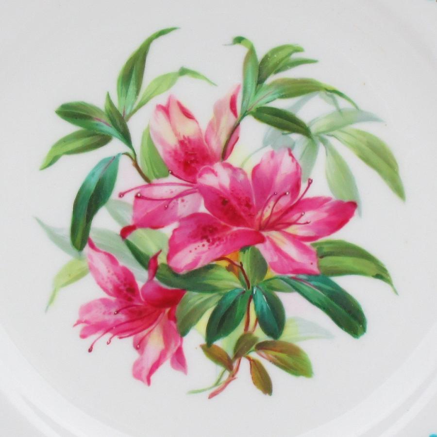 MINTON ミントン 金彩ジュール ツツジ絵 プレート 23cm アンティーク 