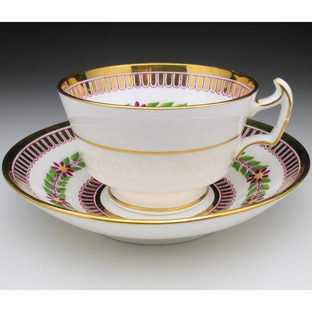 MINTON ミントン 金彩花綱文 カップ&ソーサー 6客セット MINTON ミントン 金彩花綱文 カップ&ソーサー 6客セット