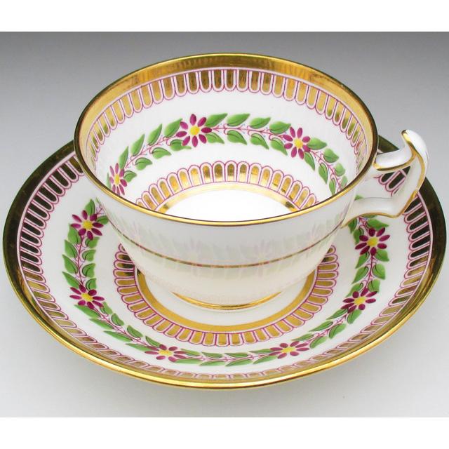 MINTON ミントン 金彩花綱文 カップ&ソーサー 6客セット MINTON ミントン 金彩花綱文 カップ&ソーサー 6客セット