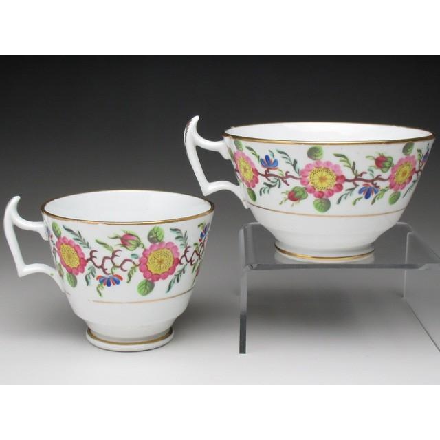 ニューホール 花綱文 ティー＆コーヒー・カップ＆ソーサー  