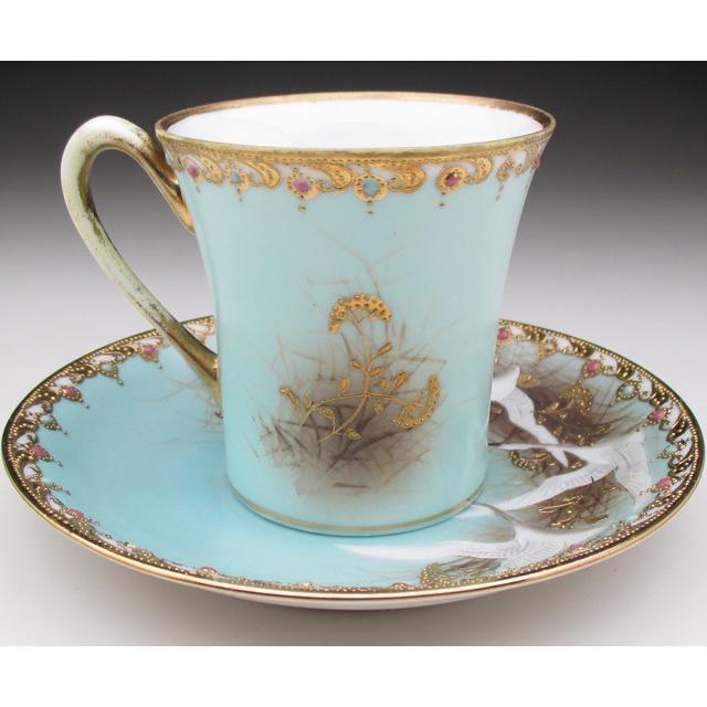 時間指定不可時間指定不可オールドノリタケ 金盛りジュール フライング