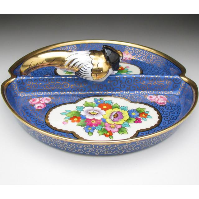 希少 美品 オールドノリタケ 薔薇 スモールボウル 小皿 陶器 ペイント