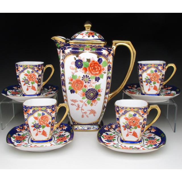 ノリタケ オールドノリタケ 金彩イマリ文 デミタスセット 