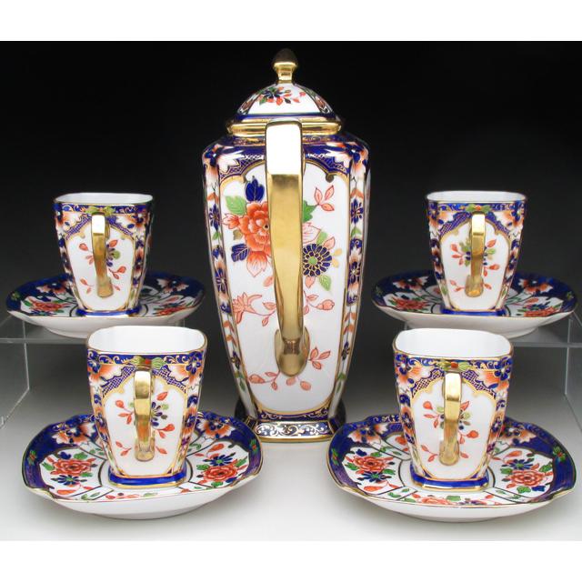 ノリタケ オールドノリタケ 金彩イマリ文 デミタスセット 