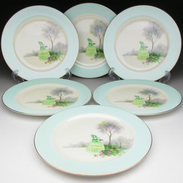 【CM298】オールドノリタケ 鹿 皿 プレート 金彩 盛上 緑 グリーン 明治 CM298】オールドノリタケ 鹿 皿 プレート 金彩 盛上 緑 グリーン 明治