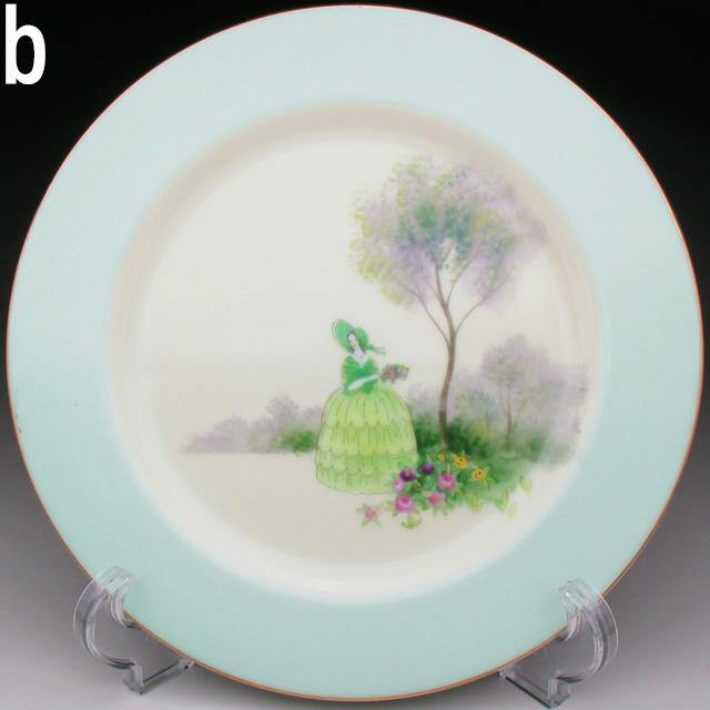 ノリタケ オールドノリタケ グリーン地 サザンベル プレート6枚セット