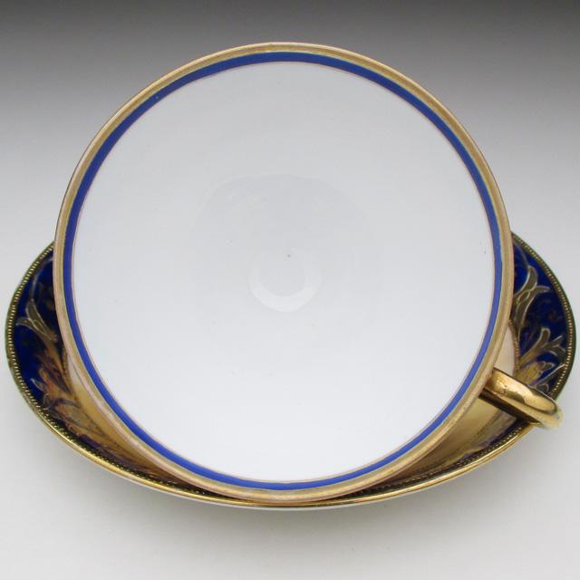ノリタケ オールドノリタケ コバルト金盛り砂漠風景絵 カップ ノリタケ オールドノリタケ コバルト金盛り砂漠風景絵 カップ