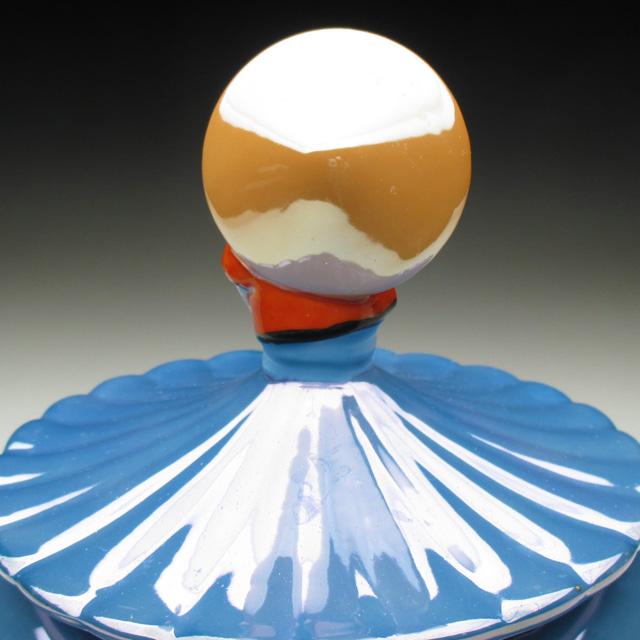 オールドノリタケ　パウダーボックス 蓋物・ケース　ピエロ オールドノリタケ パウダーボックス 蓋物・ケース ピエロ