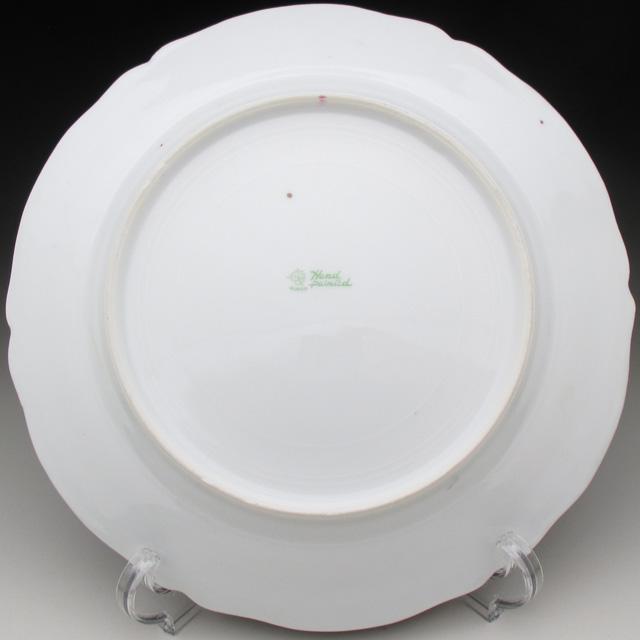 期間限定セール★美品★オールドノリタケ エナメル ジュール 栗絵脚付ボウル オールドノリタケ 金盛りエナメルジュール夕焼風景絵 脚付ボウル