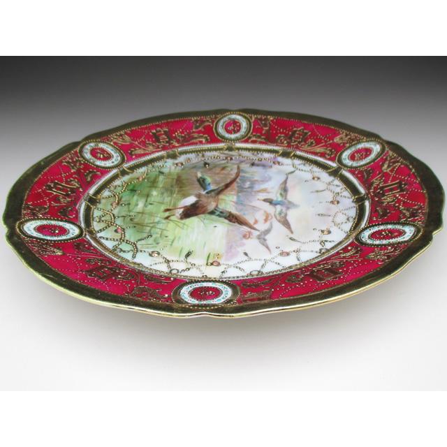 ノリタケ オールドノリタケ 金盛りジュール ゲームセット鳥絵