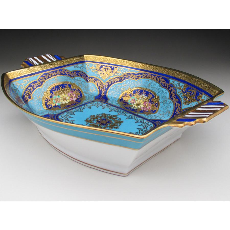 オールドノリタケ ウェッジウッド風 薔薇絵 ボウル 22cm