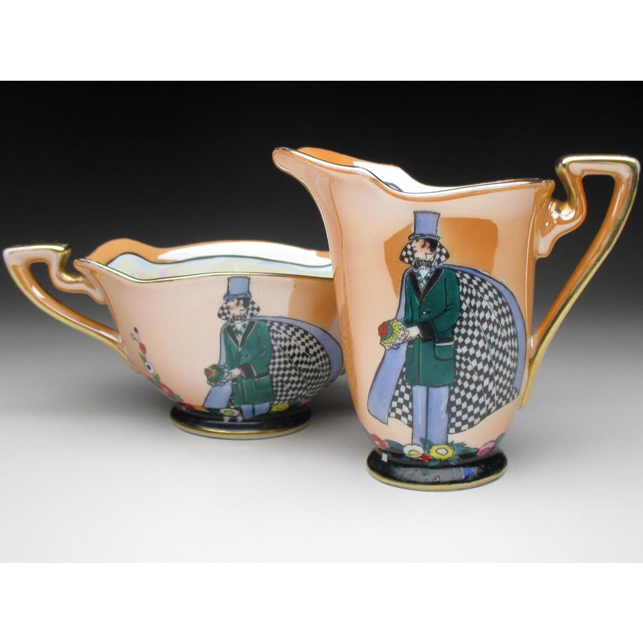 オールドノリタケ◇シュガーポット◇金彩 薔薇 オールドノリタケ