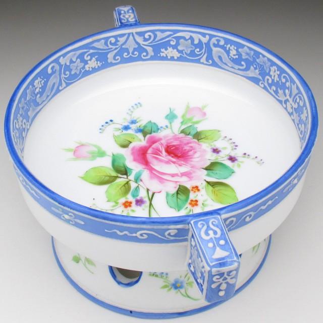 ノリタケ オールドノリタケ ウェッジウッド風薔薇絵 コンポート 