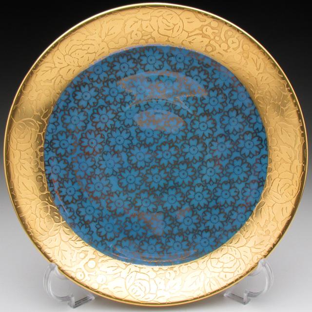 オールドノリタケ ゴールド薔薇文 トリオ カップ＆ソーサー＆プレート