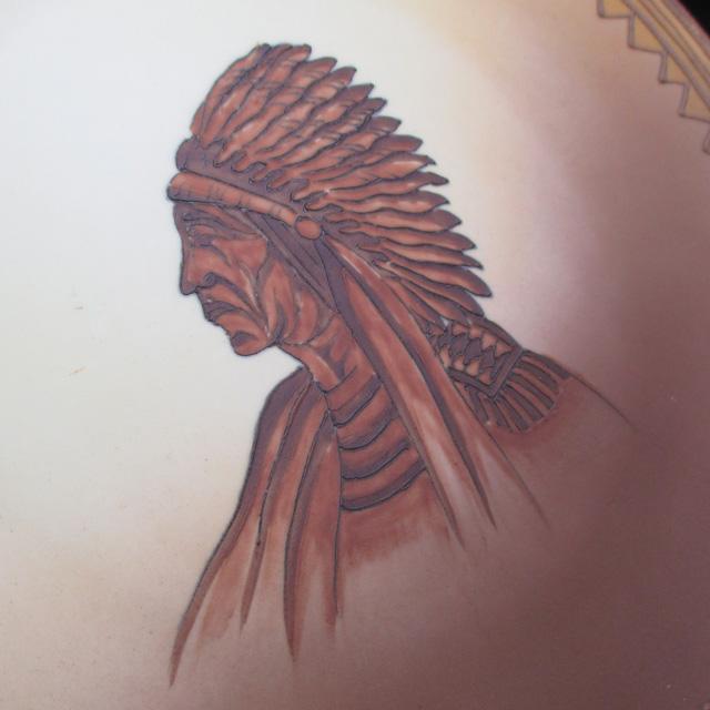 ノリタケ オールドノリタケ 盛り上げインディアン絵 プレート 26cm