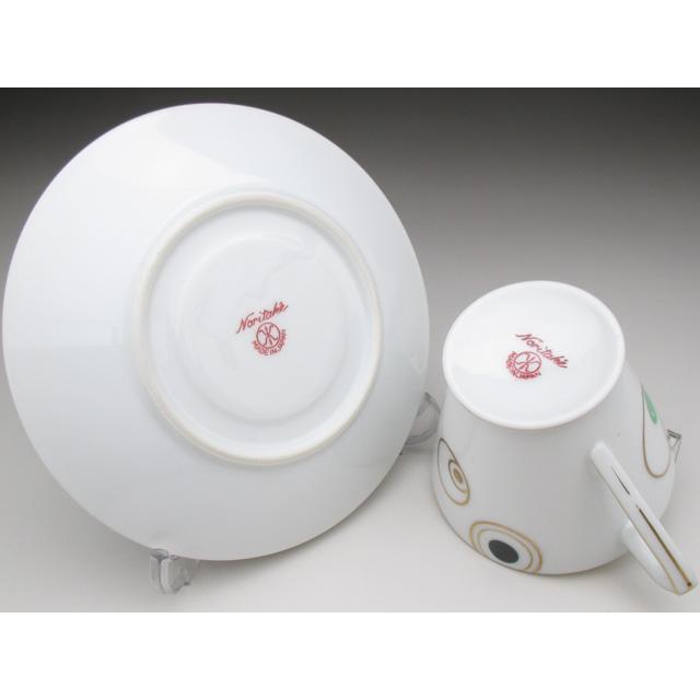 ノリタケ オールドノリタケ 幾何学文 カップ＆ソーサー (b