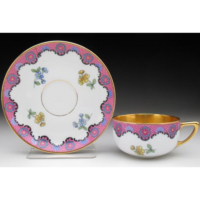 Rosenthal ローゼンタール 金彩花文 カップ＆ソーサー アンティーク 