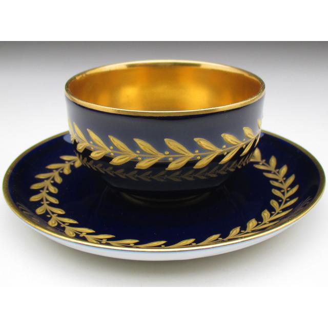 Rosenthal ローゼンタール コバルト金彩葉文 カップ&ソーサー Rosenthal ローゼンタール コバルト金彩葉文 カップ&ソーサー