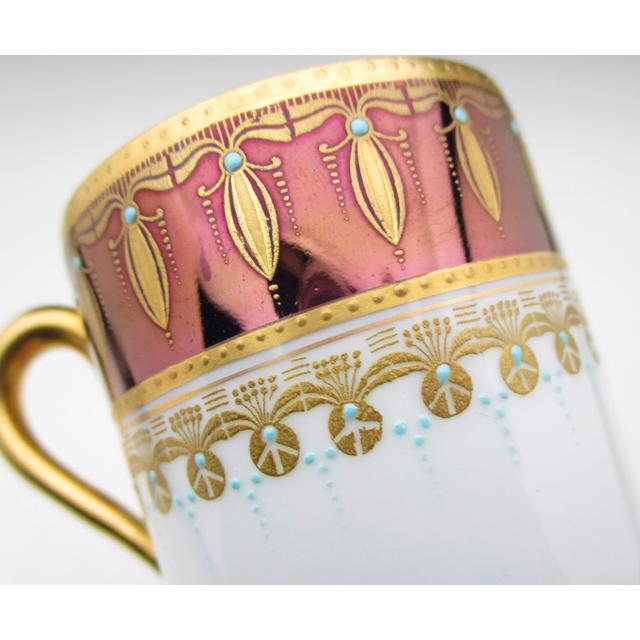 希少ローゼンタールロマンスインゴールド/金彩スープカップ＆ソーサー5客セット 希少ローゼンタールロマンスインゴールド/金彩スープカップ