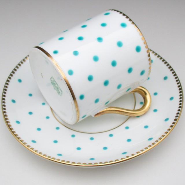 シェリー Polka Dot カップ＆ソーサー : アンティーク陶磁器 