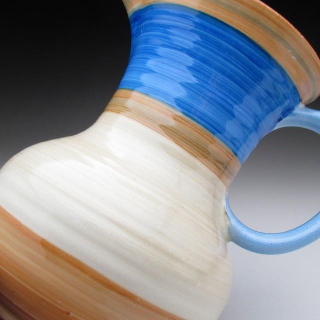 シェリー Swirl Blue 水差し ジャグ ピッチャー 1912年 アンティーク