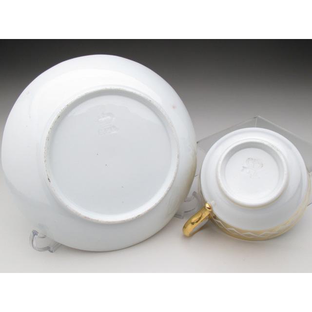 ROYAL WORCESTER ウースター 金彩幾何学文 カップ＆ソーサー 